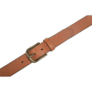 Men’s Grain Leather Belt Casual Jeans Solid Belt for Men