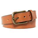 Men’s Grain Leather Belt Casual Jeans Solid Belt for Men