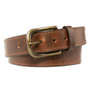 Men’s Grain Leather Belt Casual Jeans Solid Belt for Men