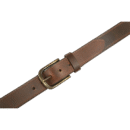 Men’s Grain Leather Belt Casual Jeans Solid Belt for Men