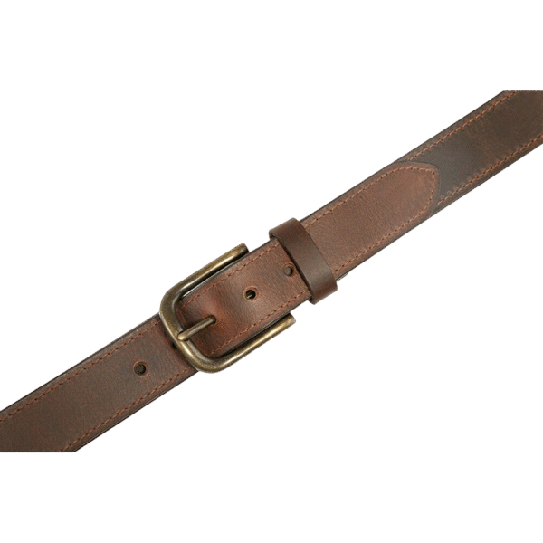 Men’s Grain Leather Belt Casual Jeans Solid Belt for Men - Image 6