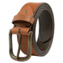 Men’s Grain Leather Belt Casual Jeans Solid Belt for Men